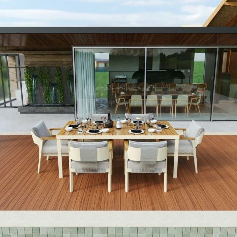 Isra Bahçe Masa Takımı-200 Cm