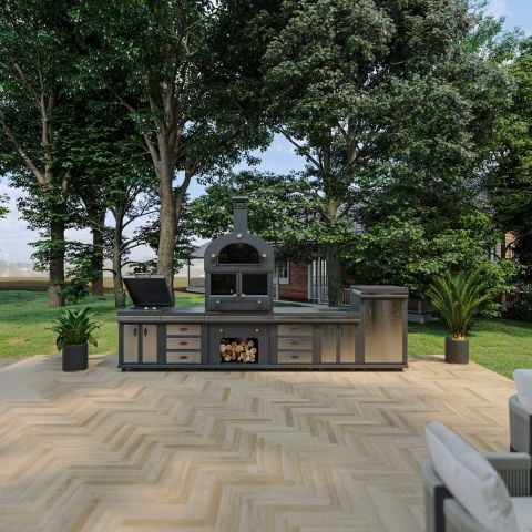 Barbekü Feniks Long Plus Krom