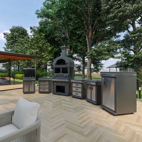 Barbecue Feniks Long Plus Chrome