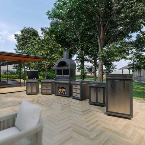 Barbecue Feniks Long Plus Chrome