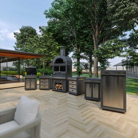 Barbekü Feniks Long Plus Krom