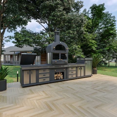 Barbecue Feniks Long Plus Chrome