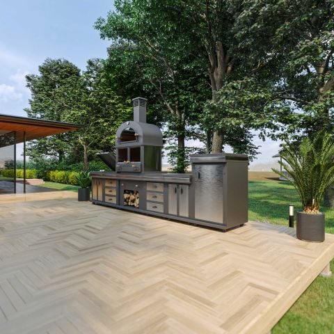 Barbekü Feniks Long Plus Krom