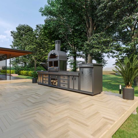 Barbecue Feniks Long Plus Chrome