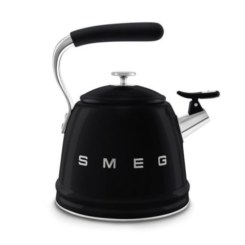 SMEG SİYAH OCAK ÜSTÜ DÜDÜKLÜ KETTLE