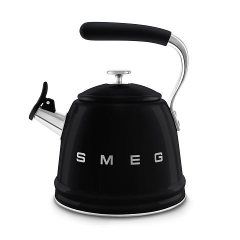SMEG SİYAH OCAK ÜSTÜ DÜDÜKLÜ KETTLE