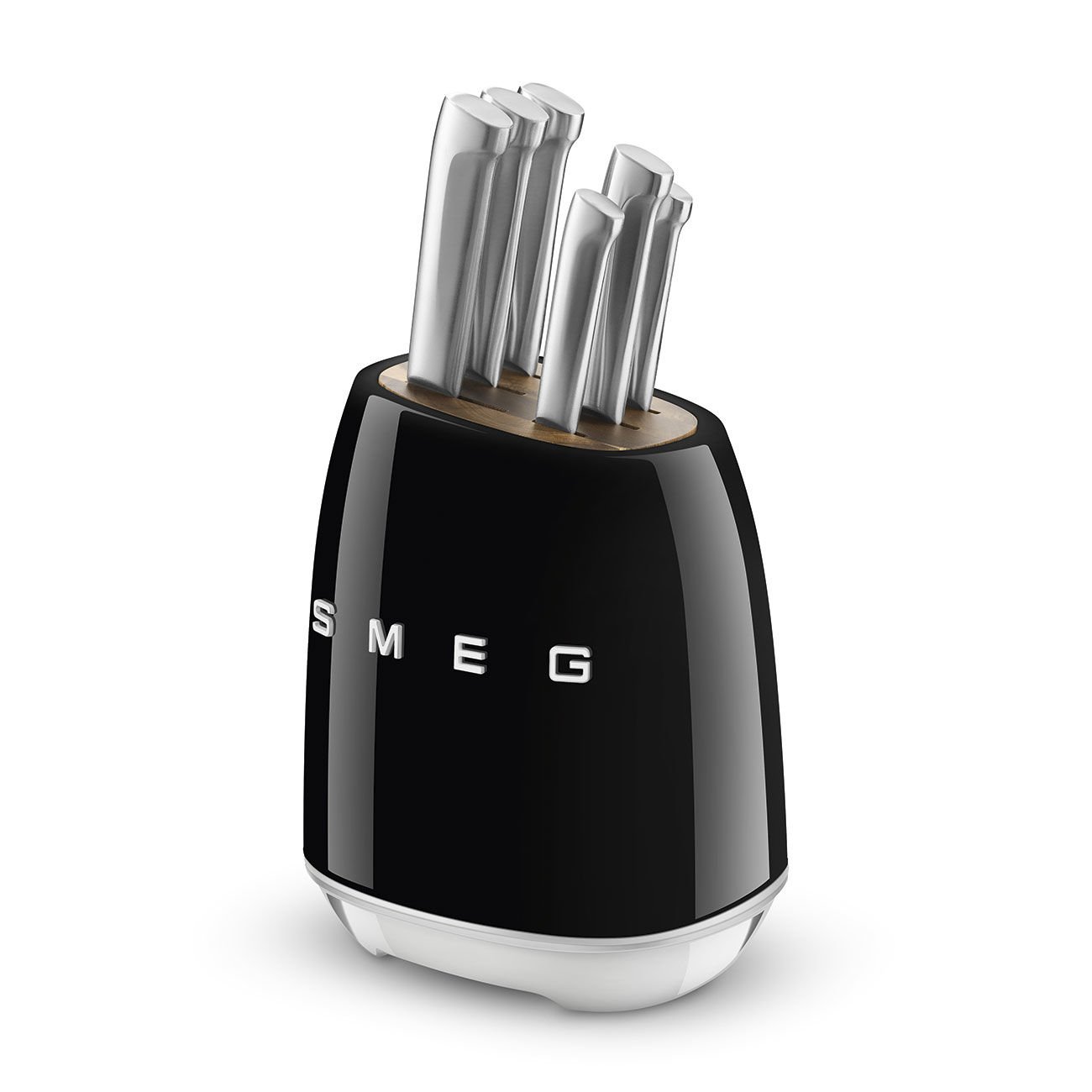 SMEG SİYAH STANDLI BIÇAK SETİ