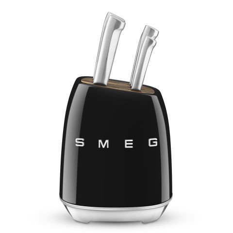 SMEG SİYAH STANDLI BIÇAK SETİ