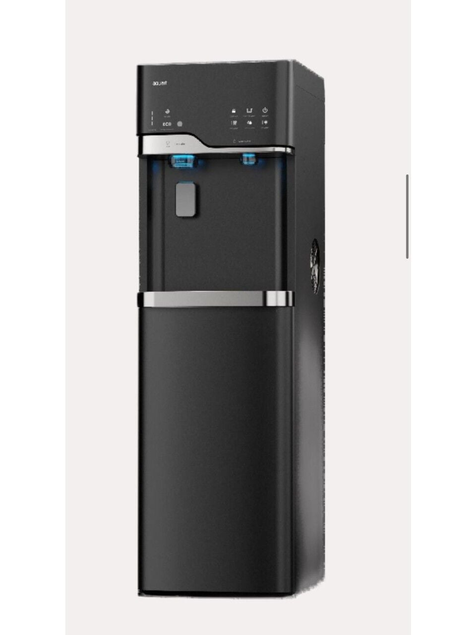 Aquamara Buz Makinalı Su Sebili Siyah