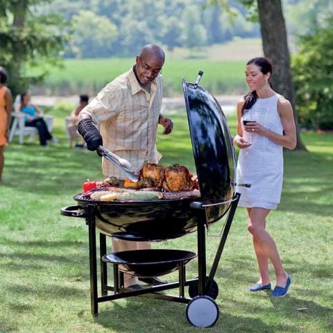 شواية فحم رانش كيتل بقطر 94 سم