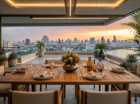 Icon Bahçe Masa Takımı 8 Kişilik