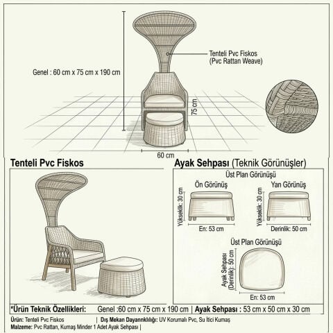 Tenteli Pvc Fiskos