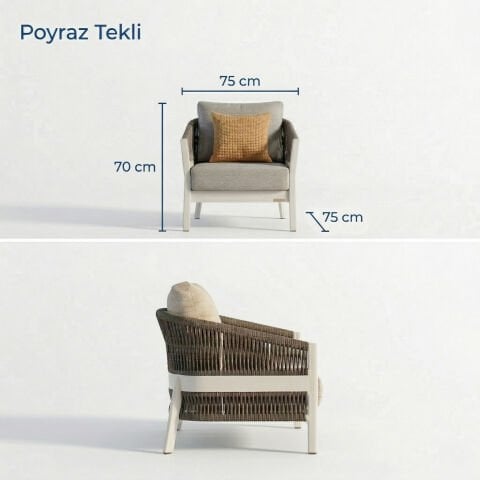Poyraz Bahçe Koltuk Takımı