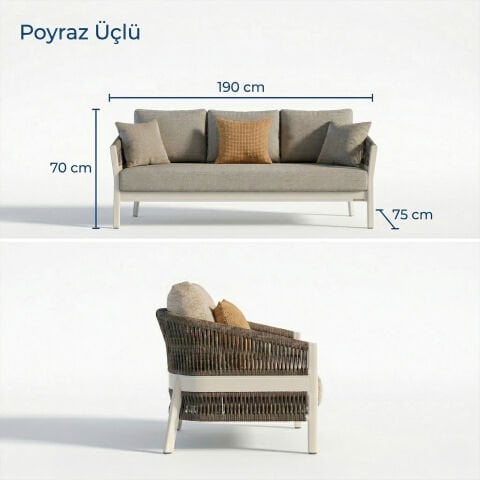 Poyraz Bahçe Koltuk Takımı