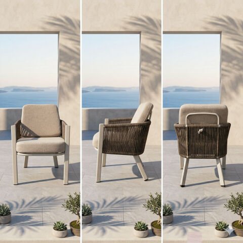 Poyraz Bahçe Masa Takımı-250 Cm