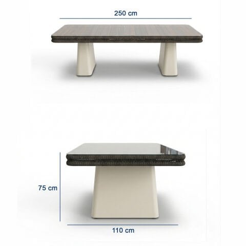 Poyraz Bahçe Masa Takımı-250 Cm
