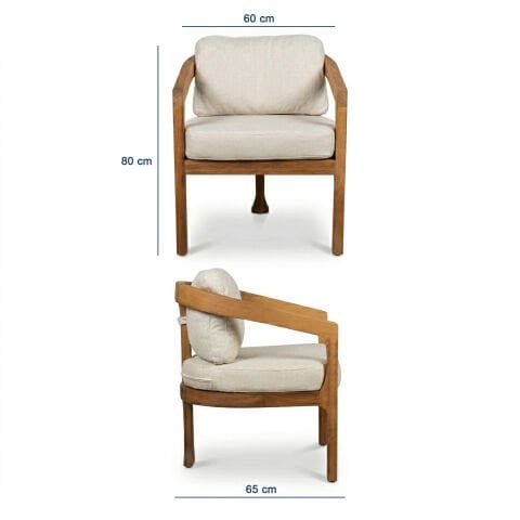 Vanessa Teak Bahçe Masa Takımı-225 Cm