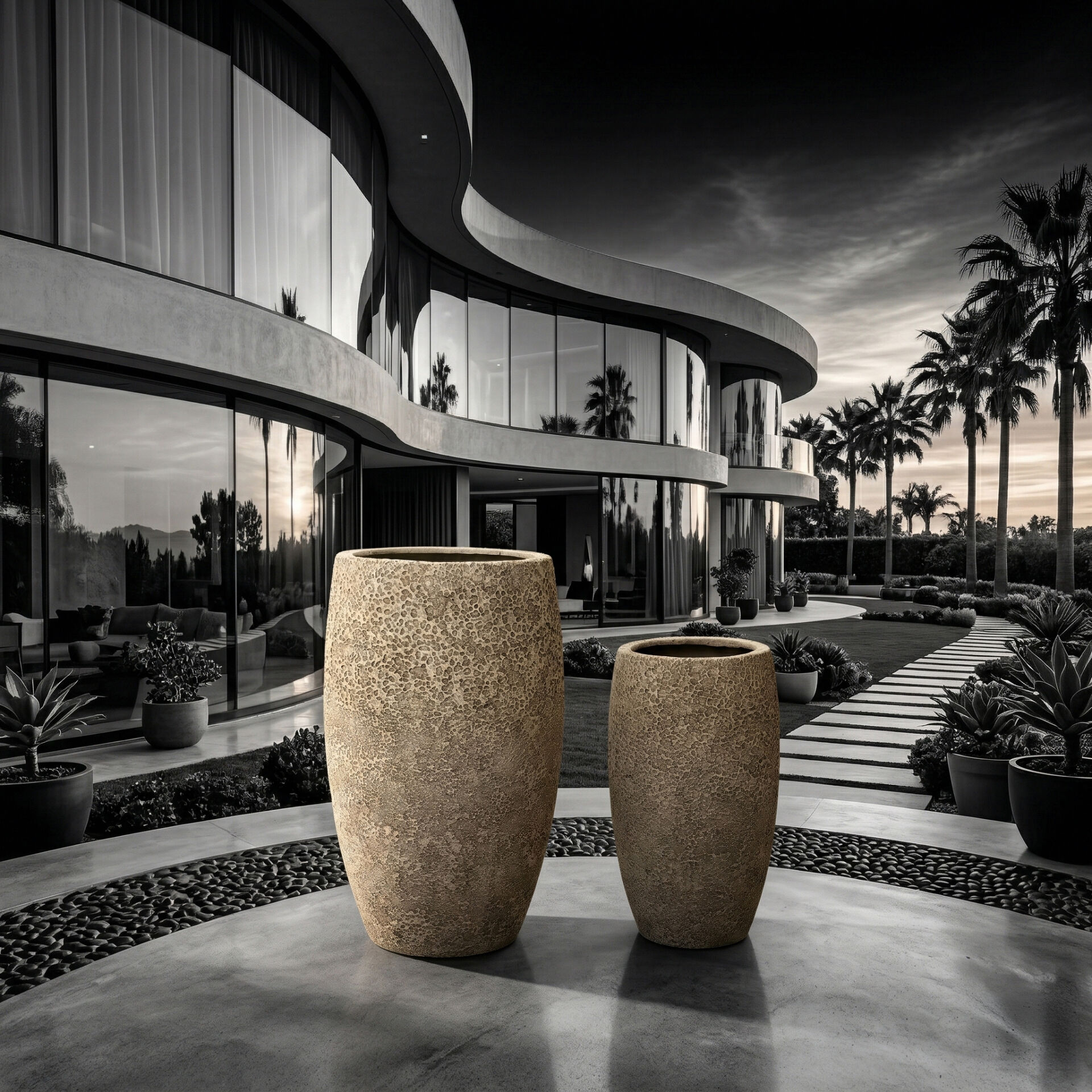 Bahçe Beton Saksı -1660AB