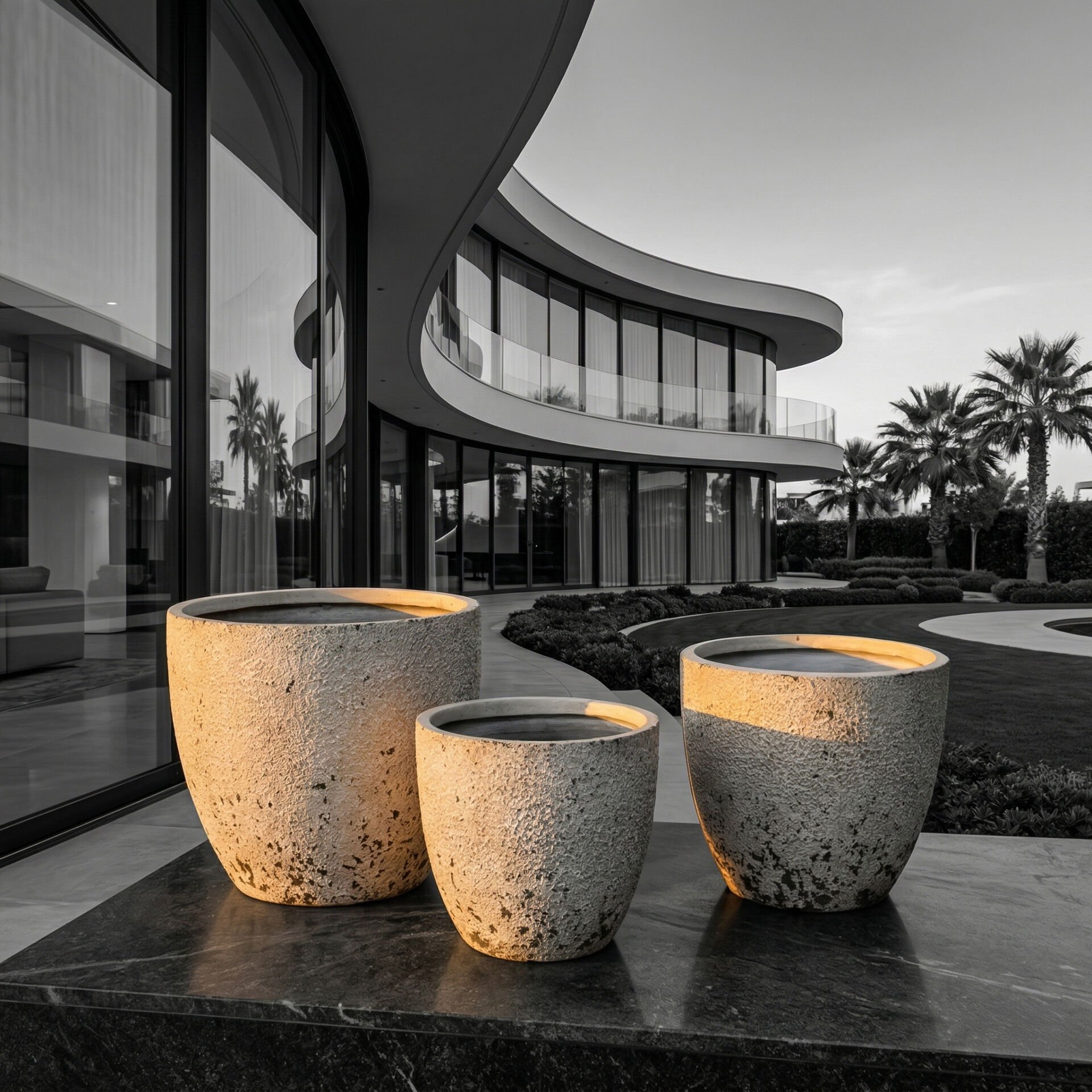 Bahçe Beton Saksı-620Abc