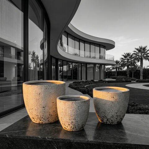 Bahçe Beton Saksı-620Abc