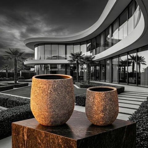 Bahçe Beton Saksı-1656Ab