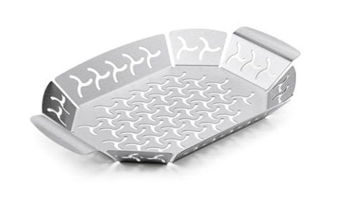 Premium ızgara sepeti, paslanmaz çelik - Küçük 19 x 27 cm