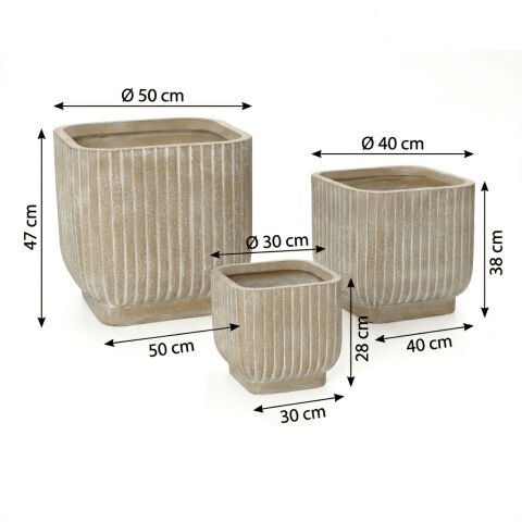 Bahçe Beton Saksı-1691Abc