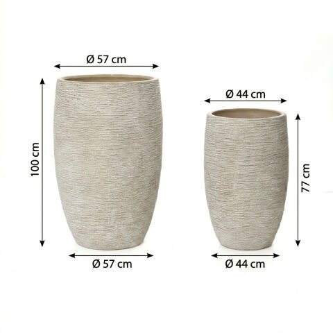 Bahçe Beton Saksı-1616Ab