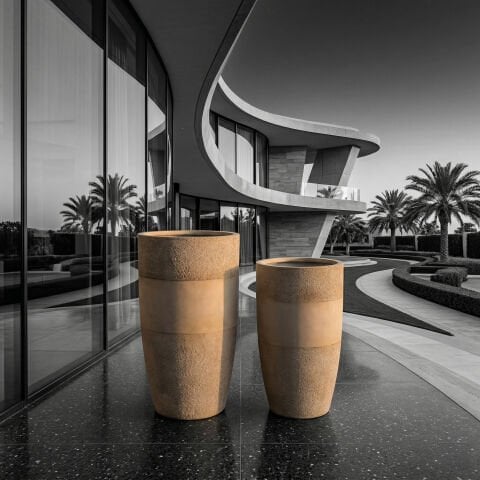 Bahçe Beton Saksı-1648Ab