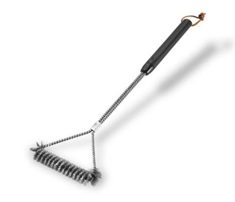 Izgara Fırçası - Üç taraflı, 53 cm, paslanmaz çelik kıllar