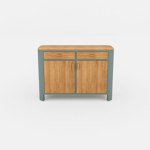 Kapaklı Teak Dresuar Cappicino