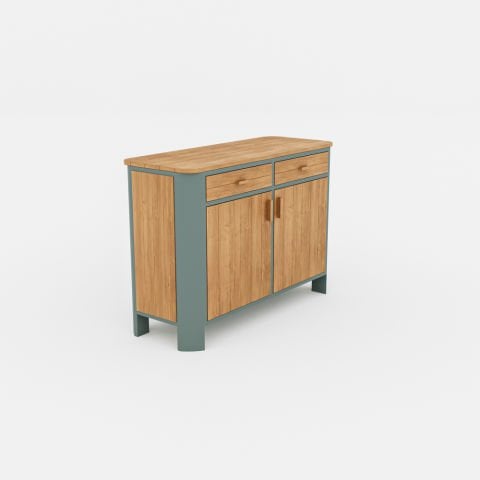 Kapaklı Teak Dresuar Cappicino