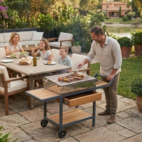 Tmc Çekmeceli Mangal Antrasit